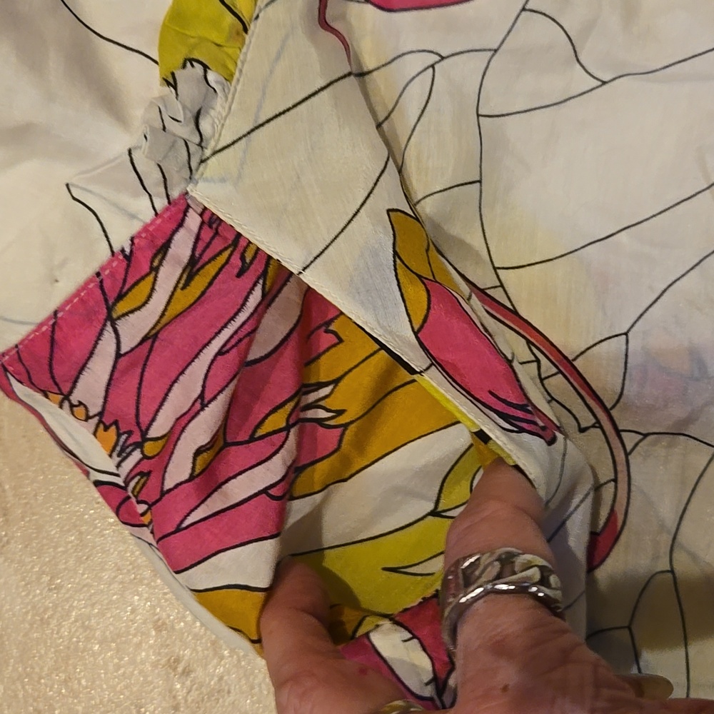 Anthropologie Leifnotes Floral Print Mini Skirt - Picture 5 of 7